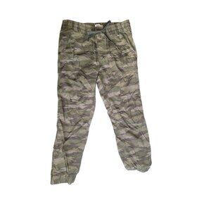 Levis XS Camouflage Jogger Pants Elastic Waistband & Cuffs